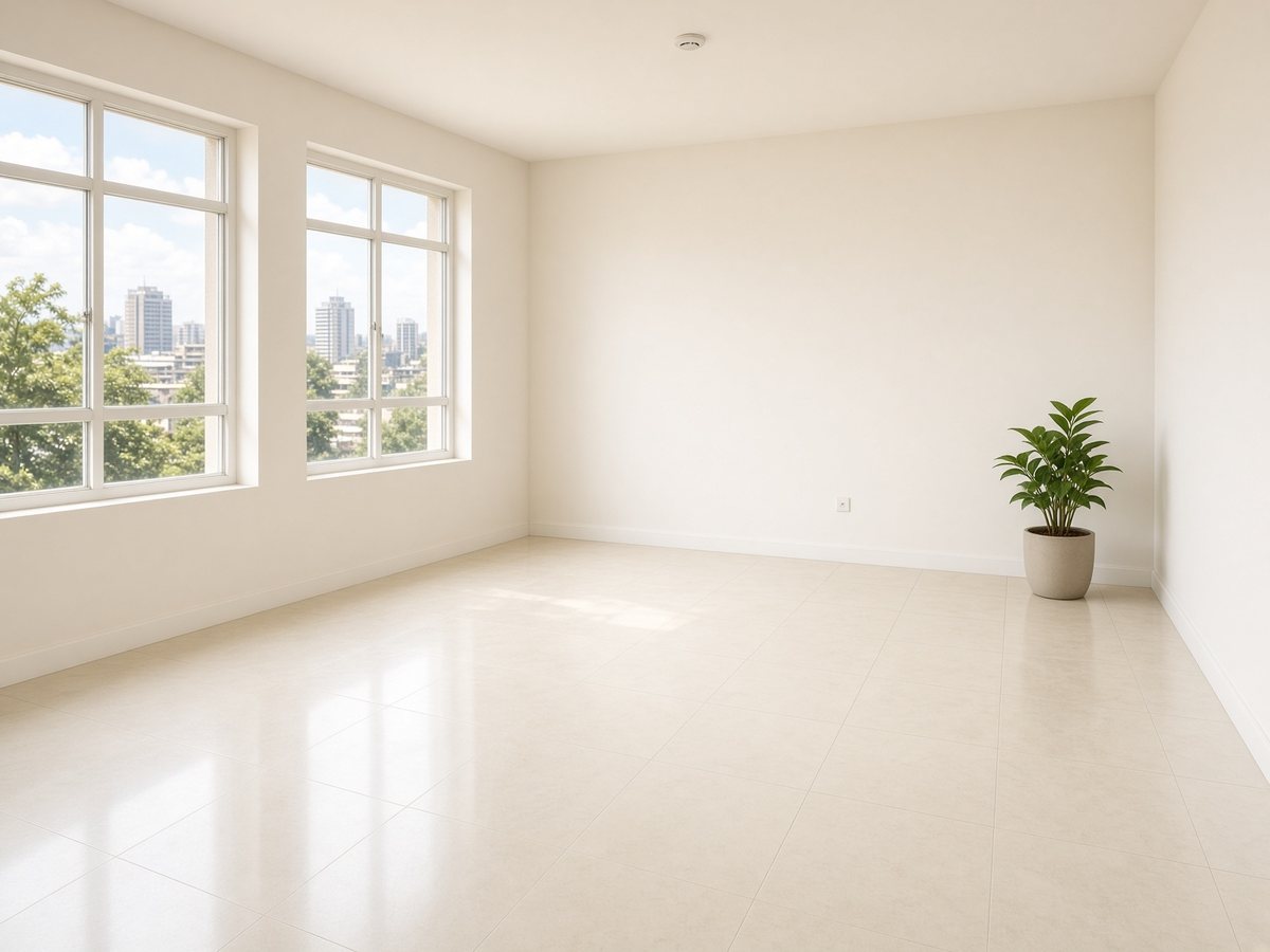 The same empty apartment after a move-out clean, ready for handover